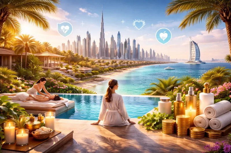 Luxury wellness retreat in Dubai