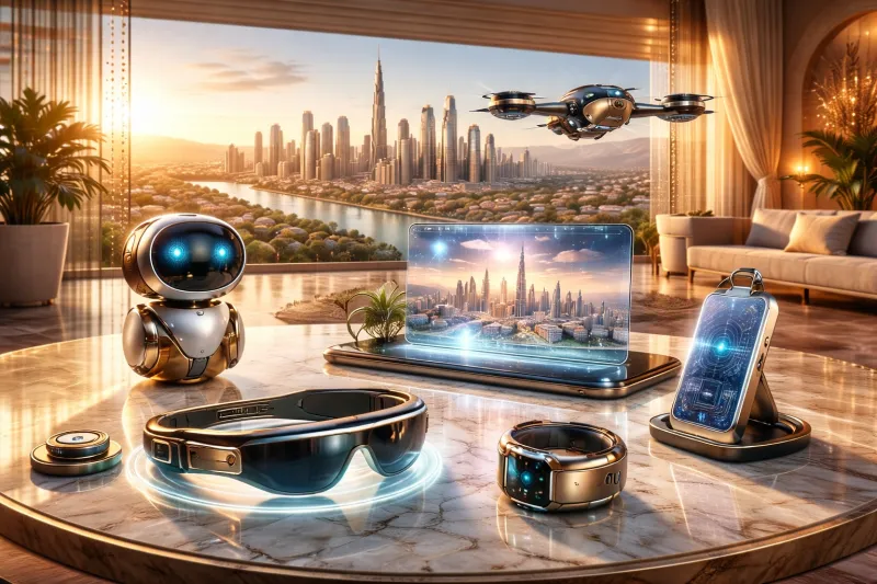 Futuristic luxury in Dubai penthouse