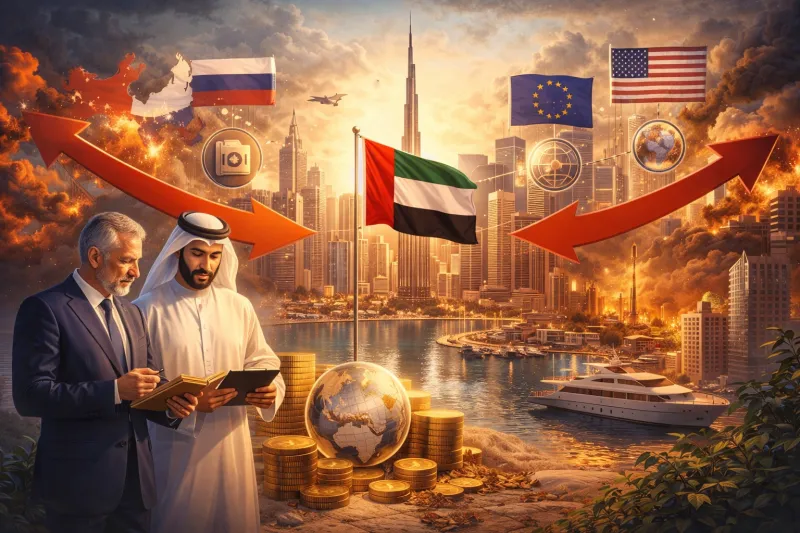 A financial hub amidst tensions