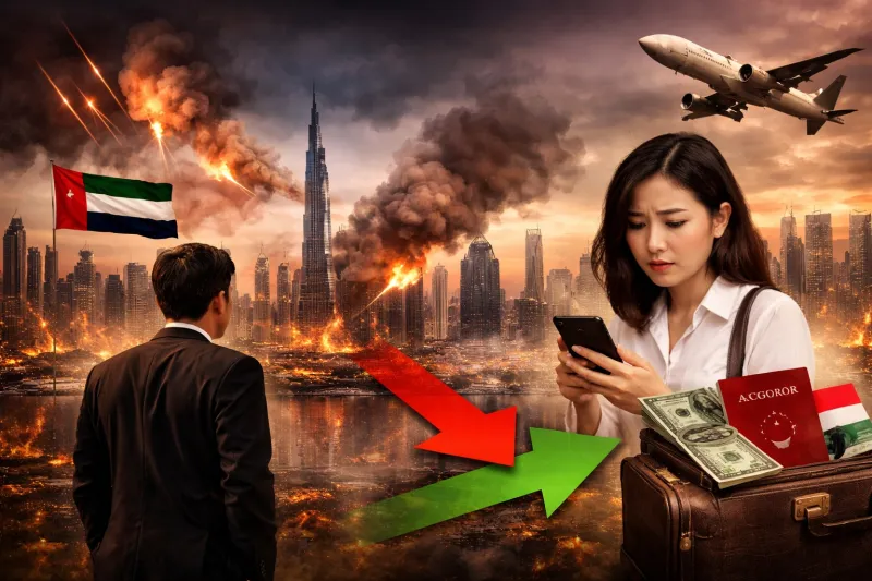 Geopolitical tensions and escape plans