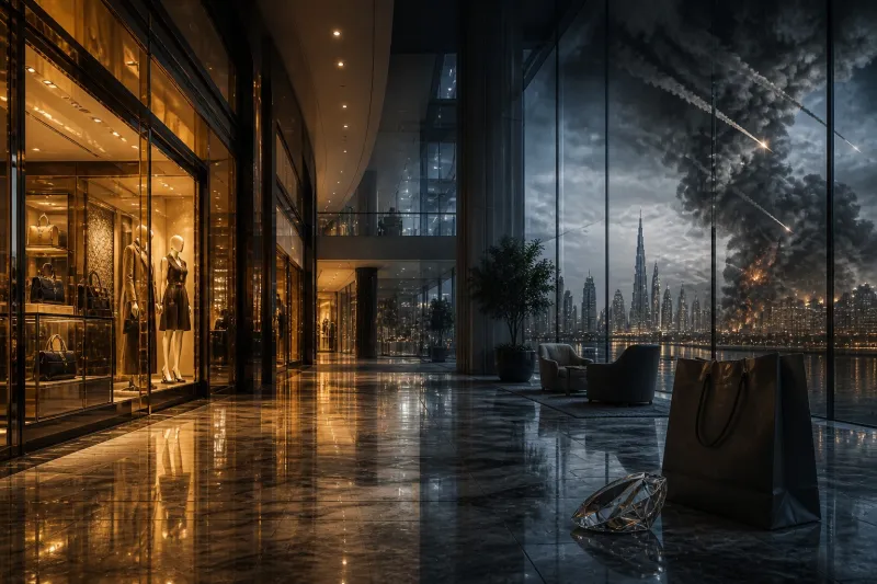 Luxury meets chaos: seamless contrast