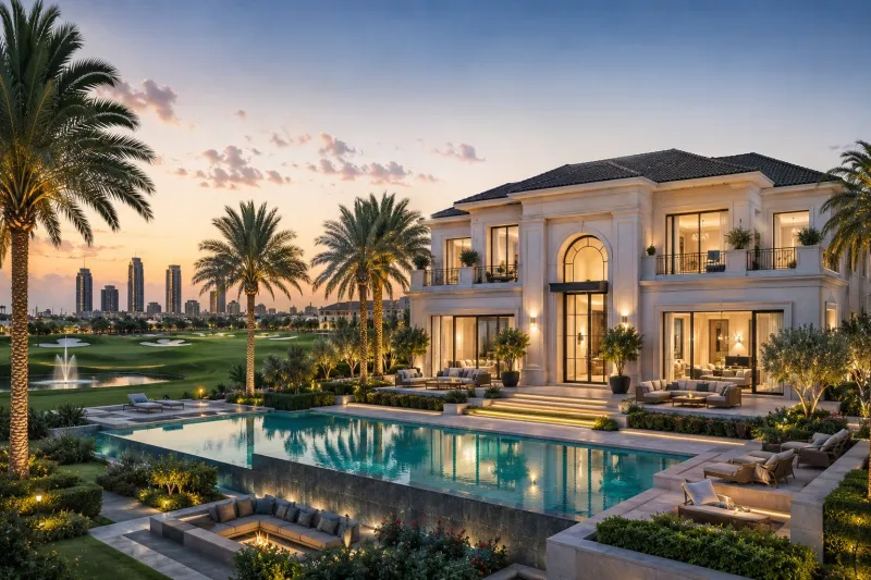 Sunset Luxury Villa by the Golf Course